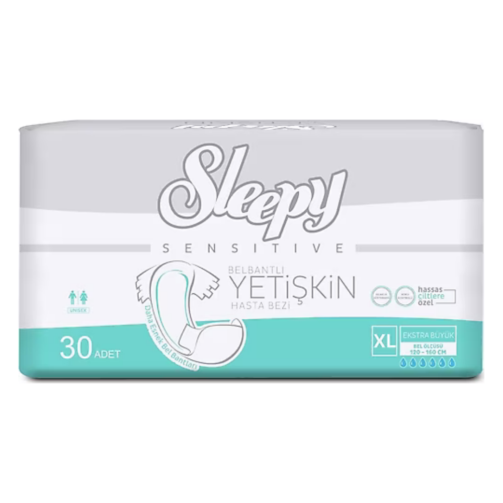 SLEEPY YETİŞKİN HASTA BEZİ XLARGE 30'LUHASTA BAKIM ÜRÜNLERİSLEEPY402-28002234