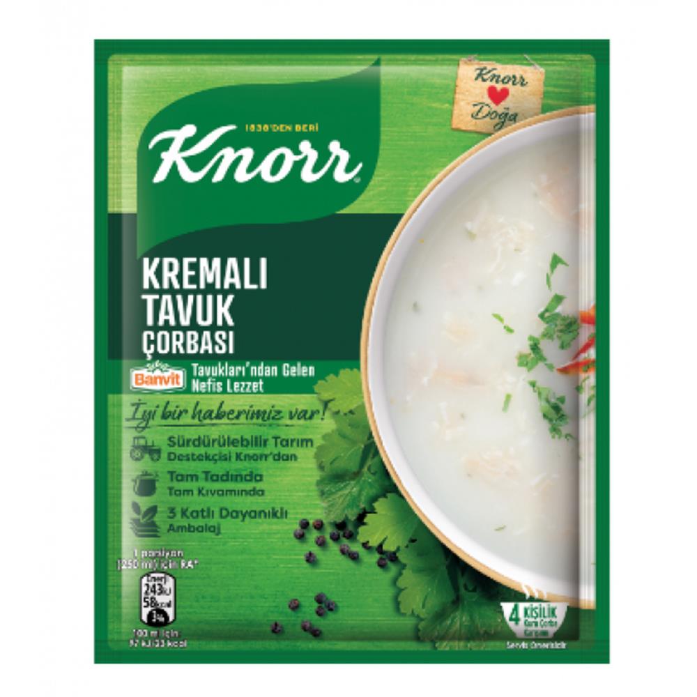 KNORR KREMALI TAVUK ÇORBASI 65 GRHAZIR ÇORBAKNORR100106