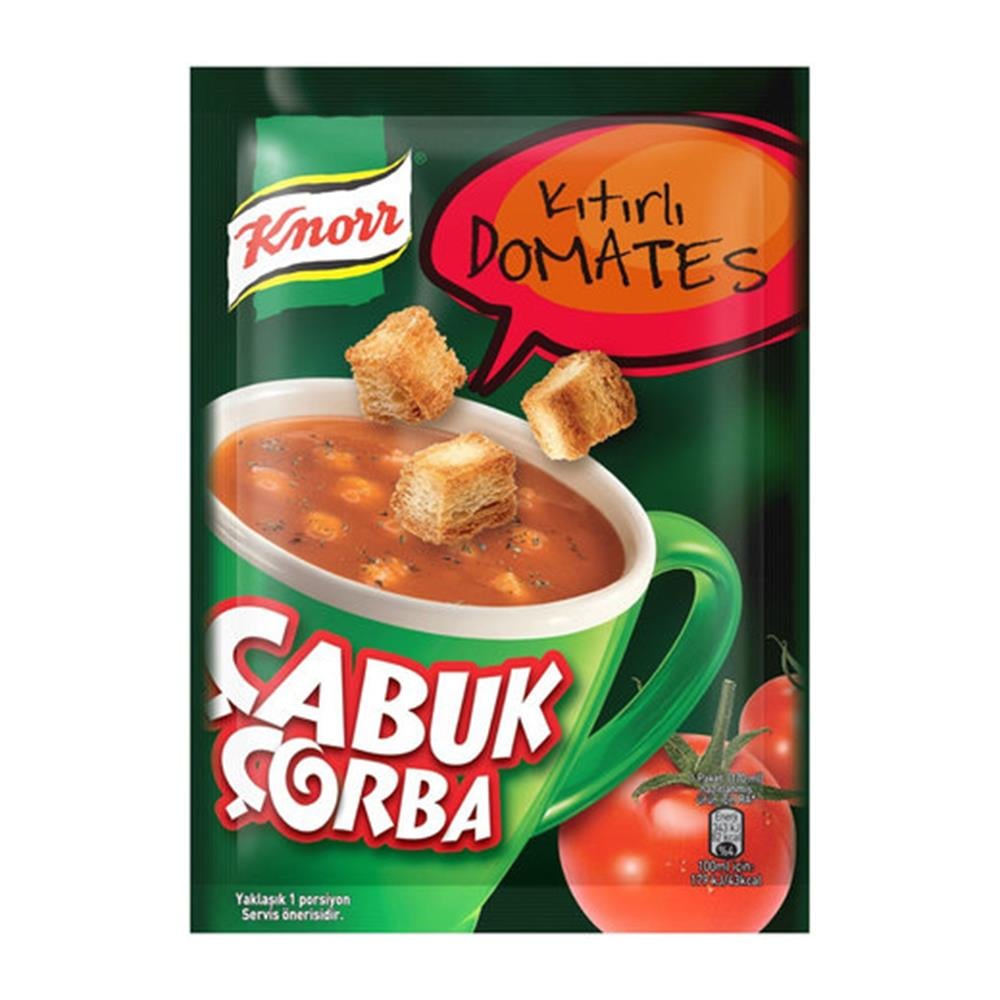KNORR ÇABUK ÇORBA KITIRLI DOMATES 22 GRHAZIR ÇORBAKNORR62736759