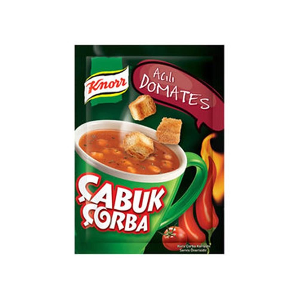 KNORR ÇABUK ÇORBA KITIRTILI ACILI DOMATES 22 GRHAZIR ÇORBAKNORR62736761