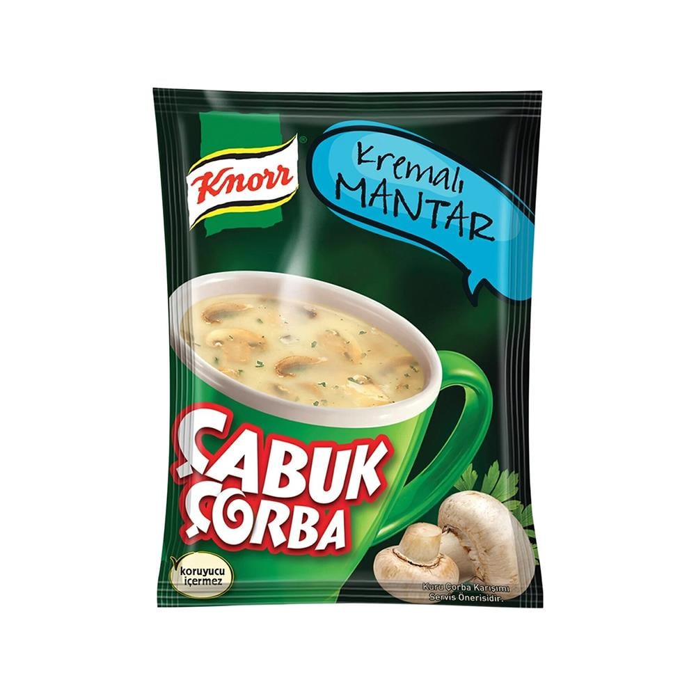 KNORR ÇABUR ÇORBA KITIRTILI KREMALI MANTAR 19 GRHAZIR ÇORBAKNORR62740878