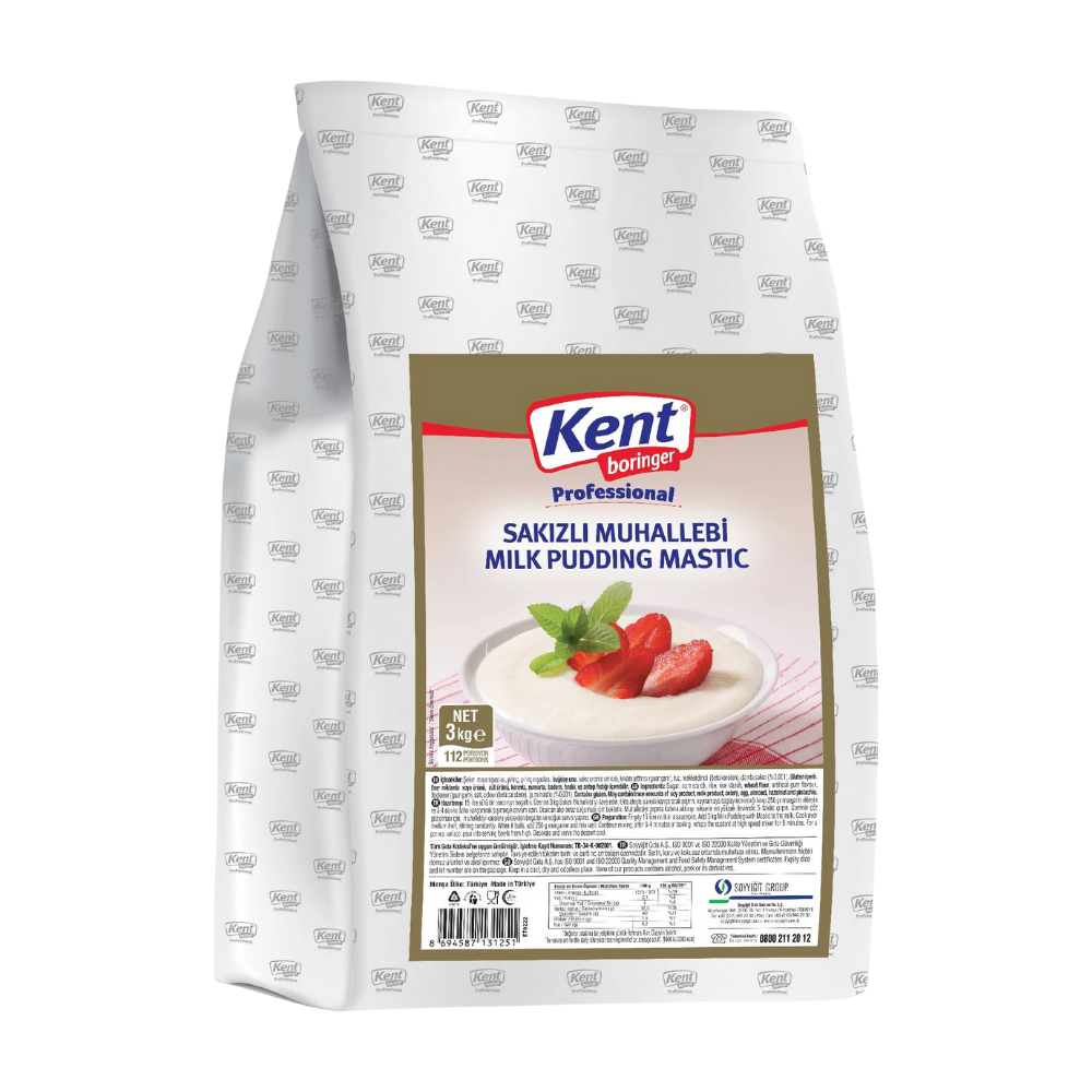 KENT BORİNGER MUHALLEBİ  SAKIZLI 3 KGHAZIR TATLILARBORİNGERMYT01251