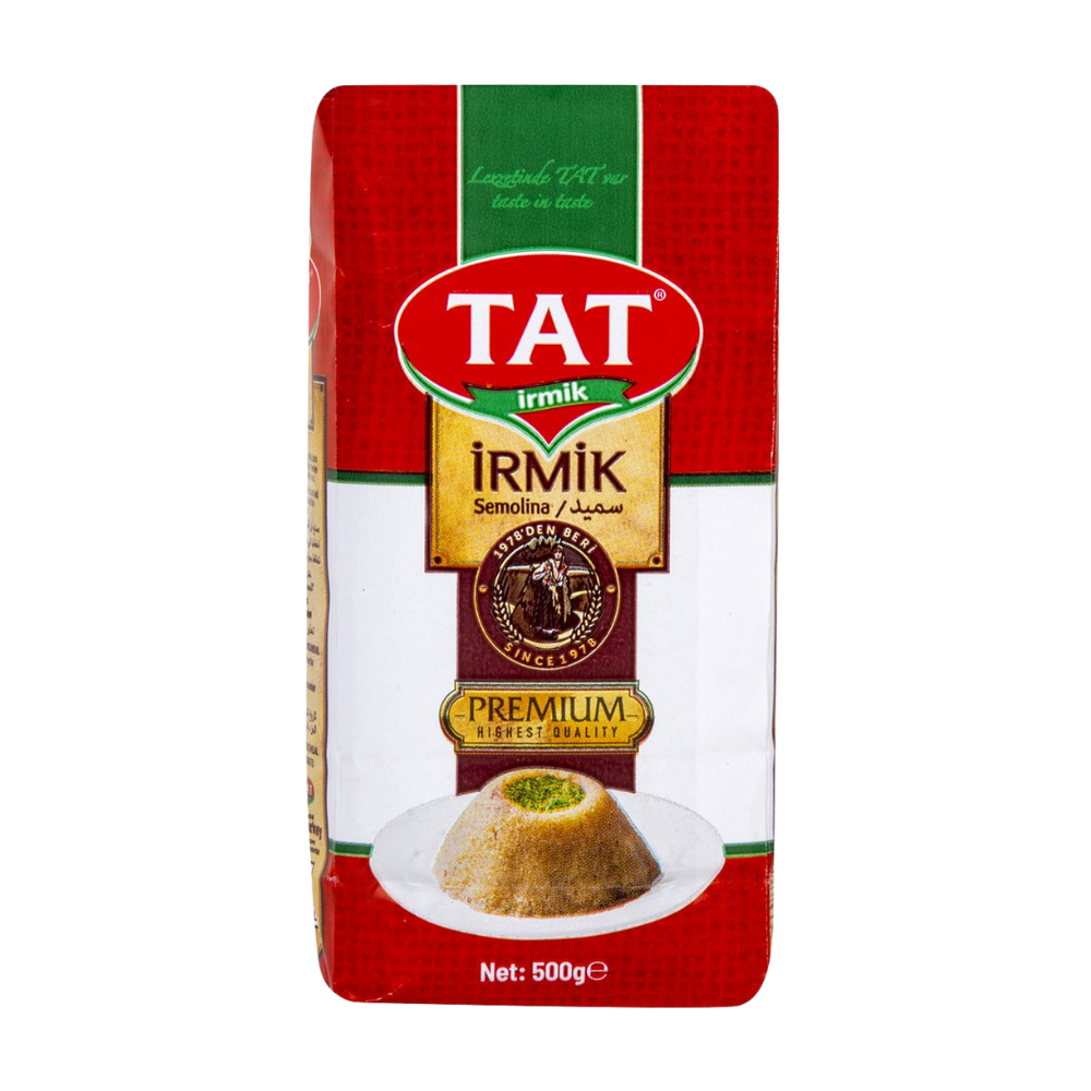 TAT B İRMİK 500 GR.HELVA,TAHİN,PEKMEZTATS8690325034112