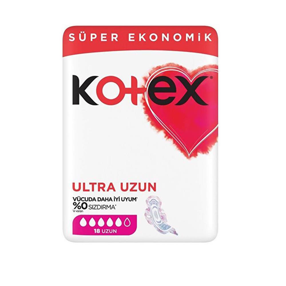 KOTEX ULTRA QUADRO UZUN 18 'LİHİJYENİK PEDKOTEX31003131