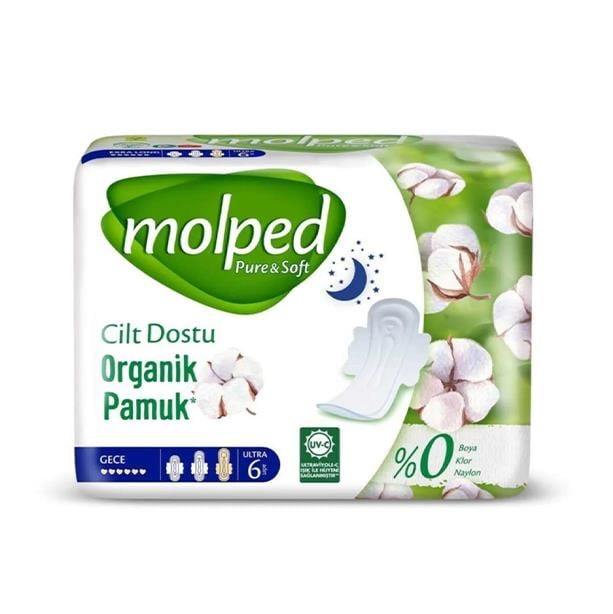 MOLPED PURE SOFT EXTRA LONG GECE 6‘LIHİJYENİK PEDMOLPED50005182