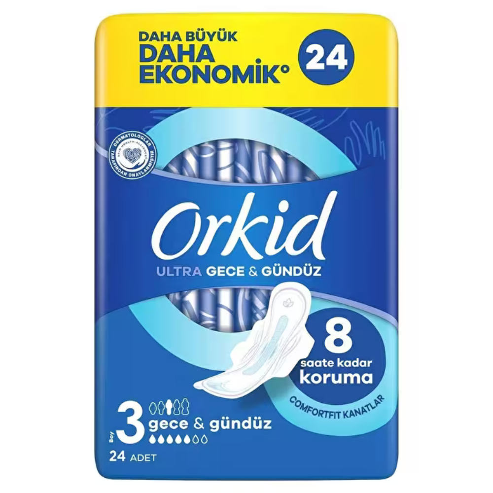 ORKİD ULTRA 3 GECE 24'LÜHİJYENİK PEDORKİD03ORKULT4NRZ.80761448