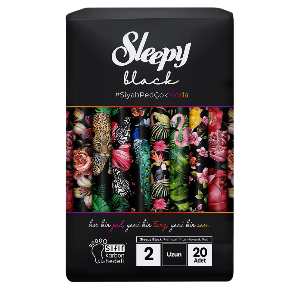 SLEEPY BLACK SÜPER ECO UZUN 20'LİHİJYENİK PEDSLEEPY28004940