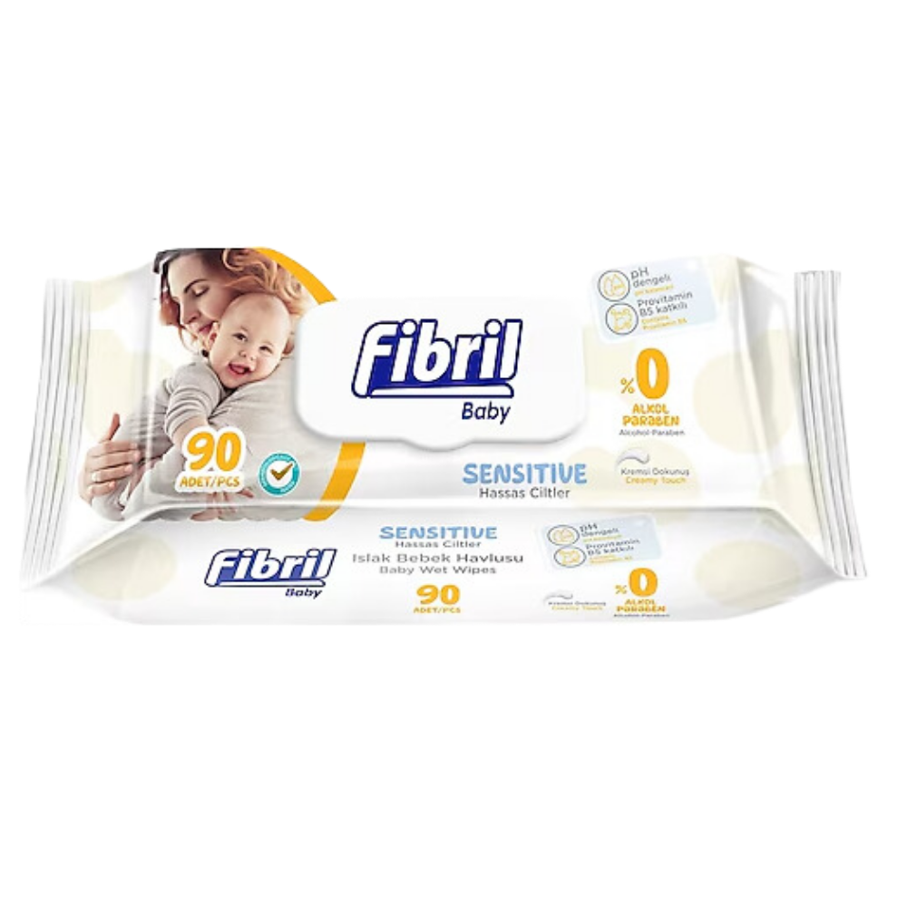 FİBRİL ISLAK HAVLU SENSITIVE 90 LIISLAK MENDİLMarkasızV8682151000256