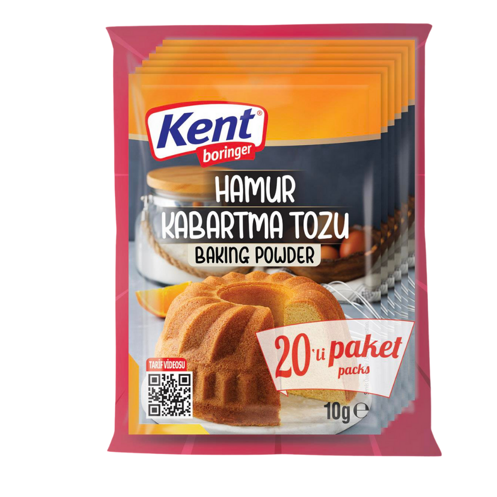 KENT BORİNGER HAMUR KABARTMA TOZU  10 GR 20 Lİ*12*KABARTMA TOZU VANALİN ŞEKERİBORİNGERMYT01559