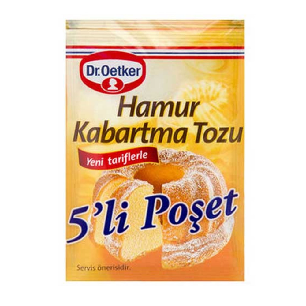 DR.OETKER KABARTMA TOZU 5'Lİ PAKET 30KABARTMA TOZU VANALİN ŞEKERİDR.OETKER109802