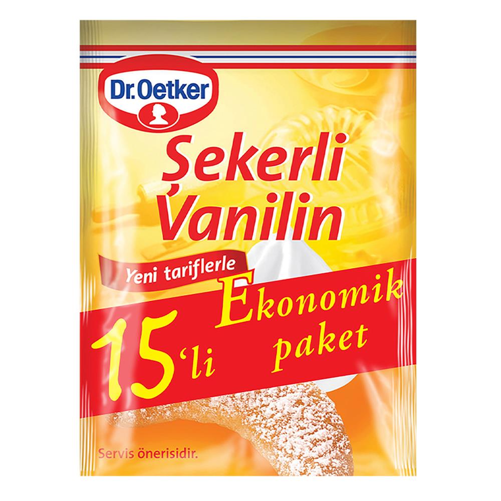 DR.OETKER ŞEKERLİ VANİLİN 15 LİKABARTMA TOZU VANALİN ŞEKERİDR.OETKER109925