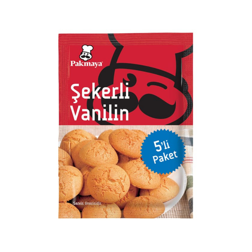 PAKMAYA VANİLİN 5'LİKABARTMA TOZU VANALİN ŞEKERİPAKMAYAPAK13