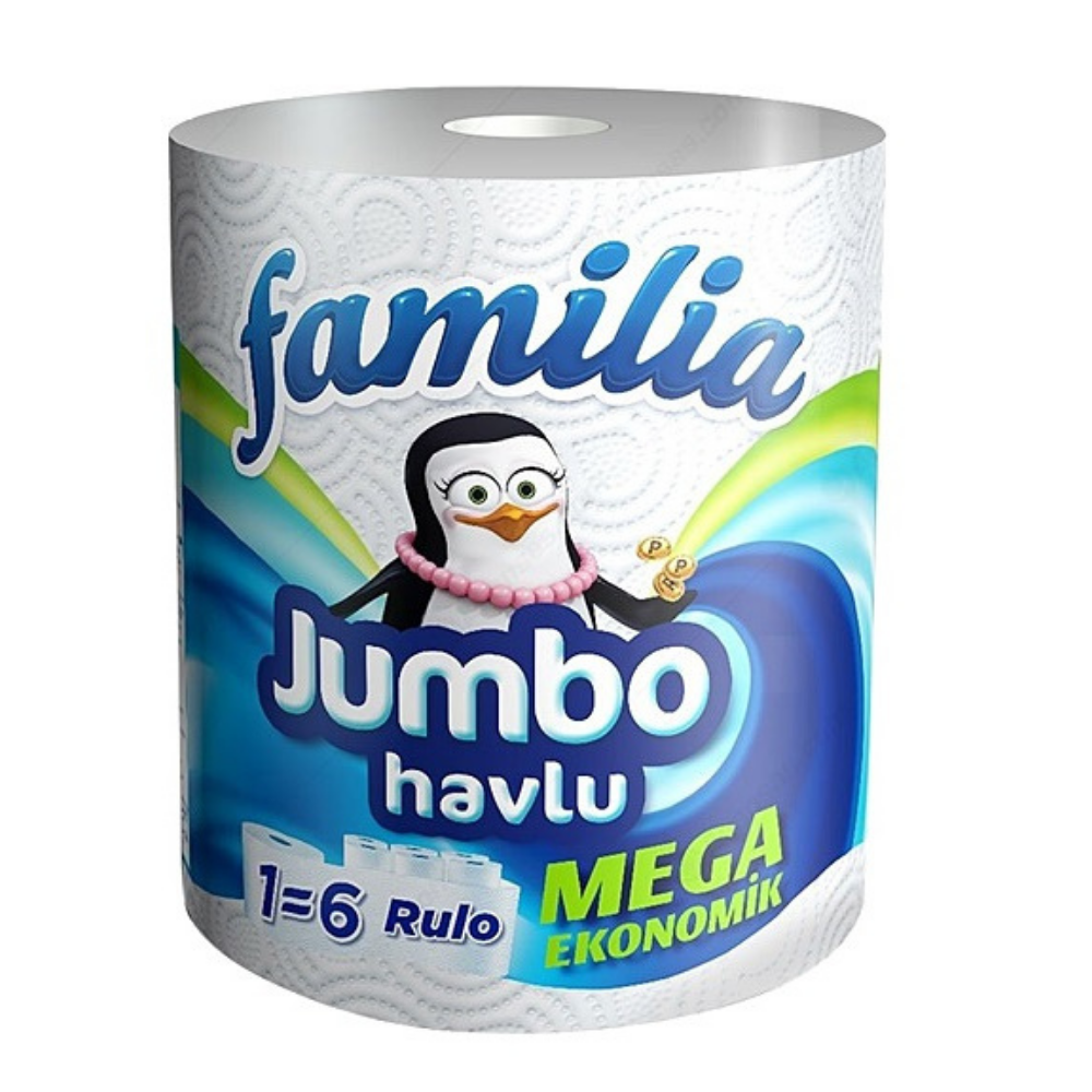 FAMILIA PLUS KAĞIT HAVLU JUMBO 1'E 6KAĞIT HAVLUFAMİLİA50004278