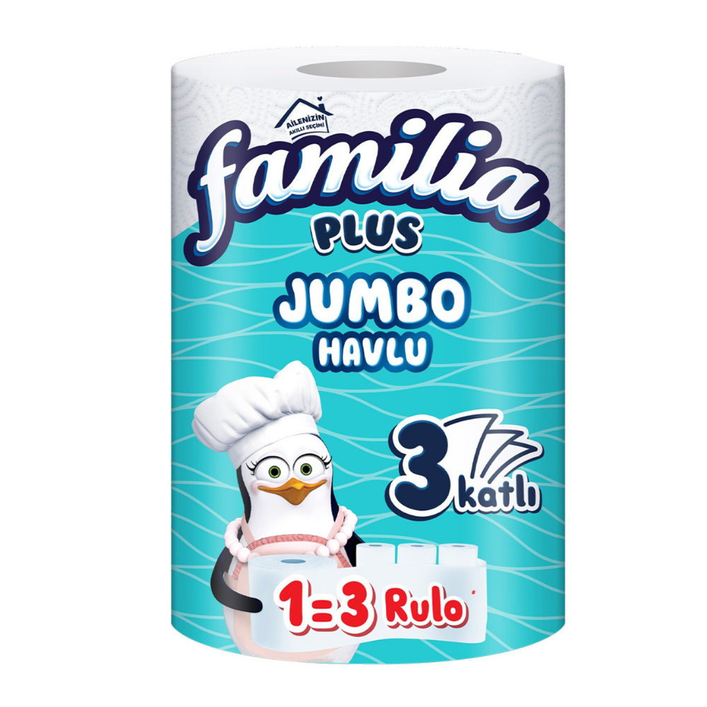 FAMİLİA PLUS JUMBO KAĞIT HAVLU 1'E 3KAĞIT HAVLUFAMİLİA50004279