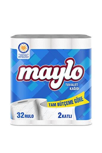 MAYLO 2 KATLI TUVALET KAĞIDI 32 LİKAĞIT HAVLUMarkasızGD4280