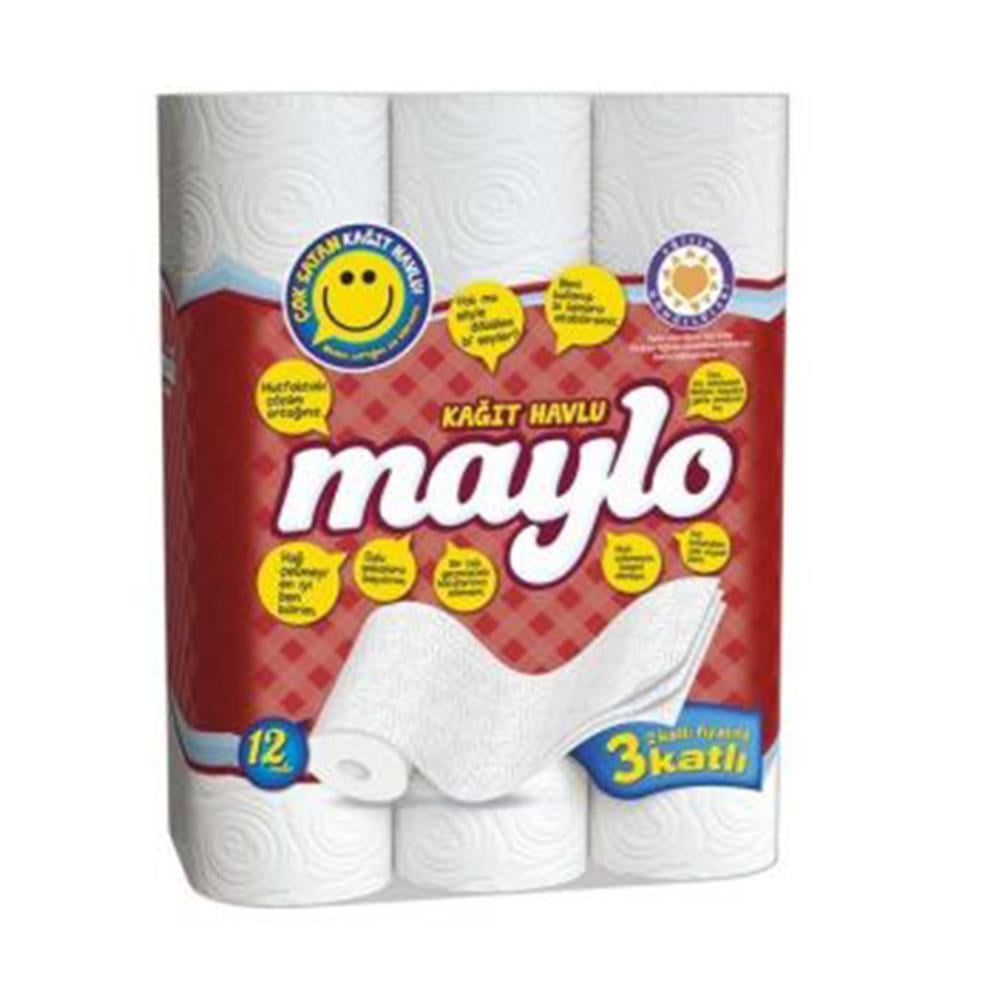 MAYLO KAĞIT HAVLU 3 KATLI 12 LİKAĞIT HAVLUMAYLOMH8698996007671