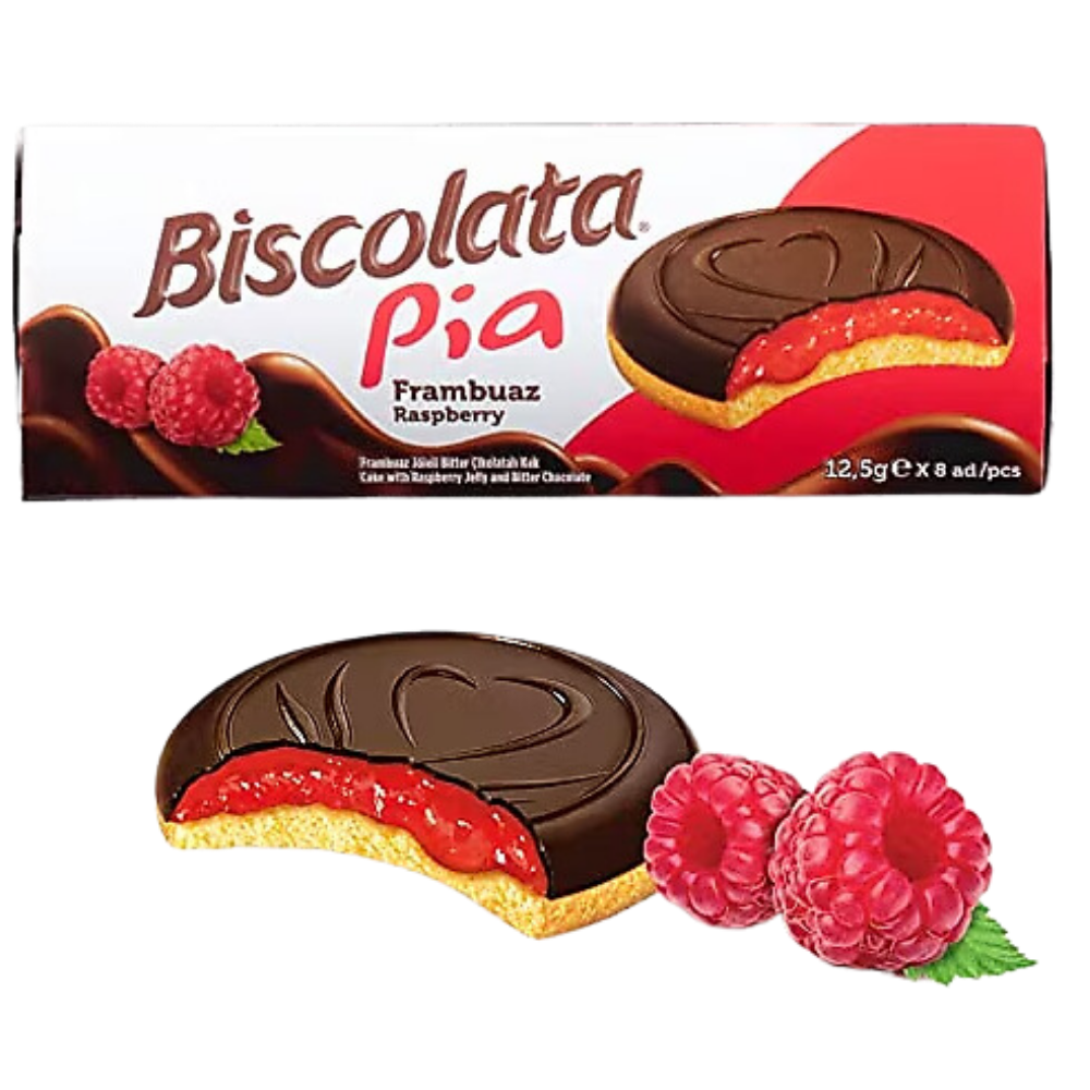 BISCOLATA PIA FRAMBUAZ 24AD 100G Y.TASKAPLAMALI BİSKÜVİBİSCOLATAMA.KEK.5751.31