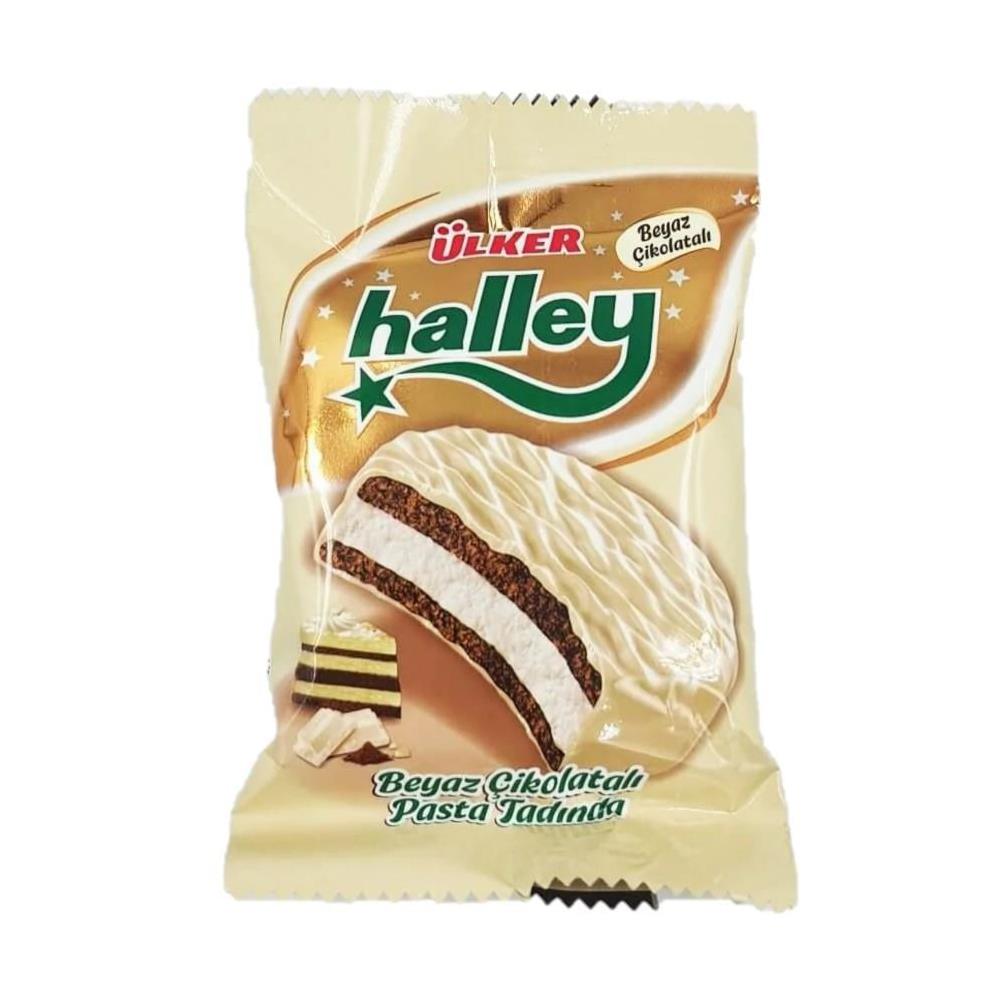ÜLKER HALLEY BEYAZ ÇİKOLATA 30 GRKAPLAMALI BİSKÜVİÜLKER0039604