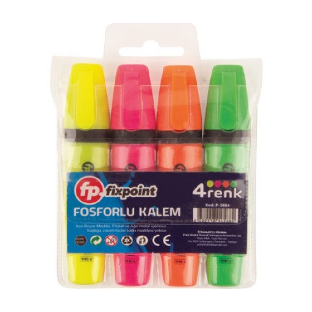 FIXPOINT FOSFORLU KALEM 4 RENKKategorisizMarkasız03-P-5884