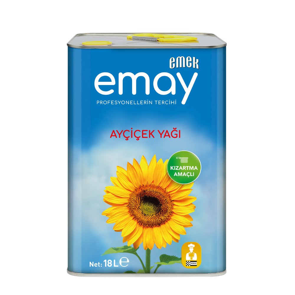 EMAY AYÇİÇEK YAĞI KIZARTMA AMAÇLI 18 LTKategorisizMarkasızM02.001.18000.003
