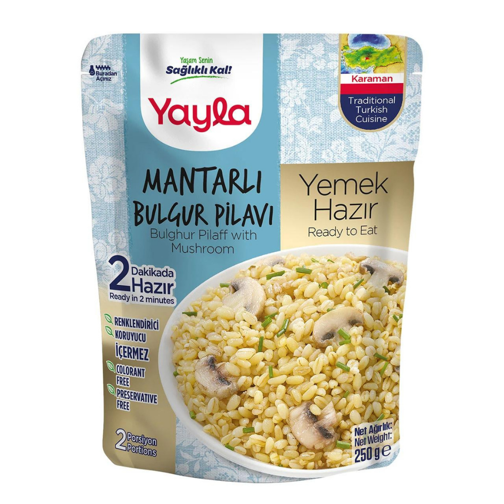 YAYLA MANTARLI BULGUR PİLAVI 250 GRKategorisizMarkasızS8693374253640
