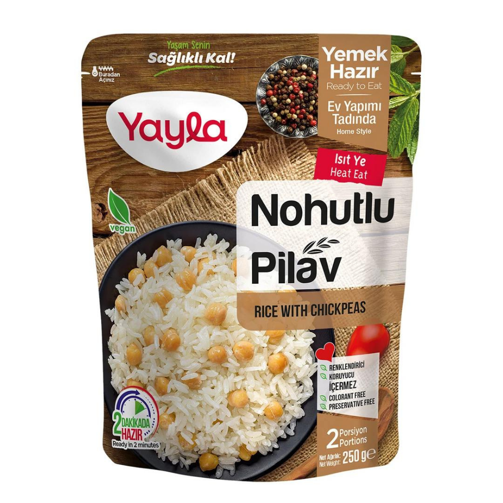 YAYLA NOHUTLU PİRİNÇ PİLAVI 250 GRKategorisizMarkasızS8693374257785