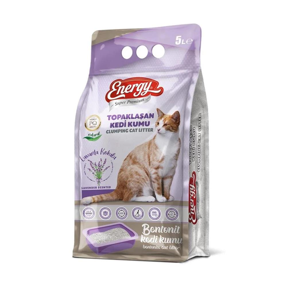 ENERGY KEDİ KUMU LAVANTA KOKULU 10 LTKEDİ KUMUENERGY4243