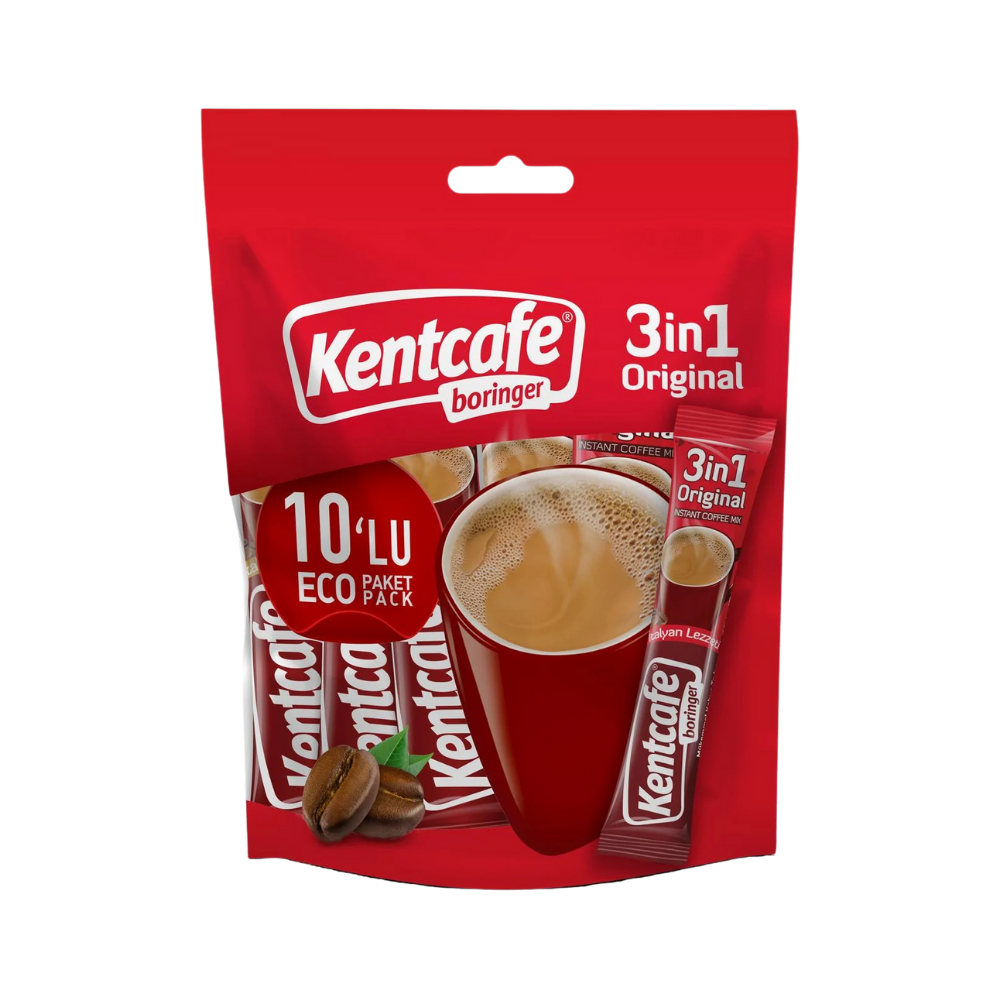 KENTCAFE BORİNGER 3İN1 KAHVE 10 LU*36KENTCAFEBORİNGERMYT01563
