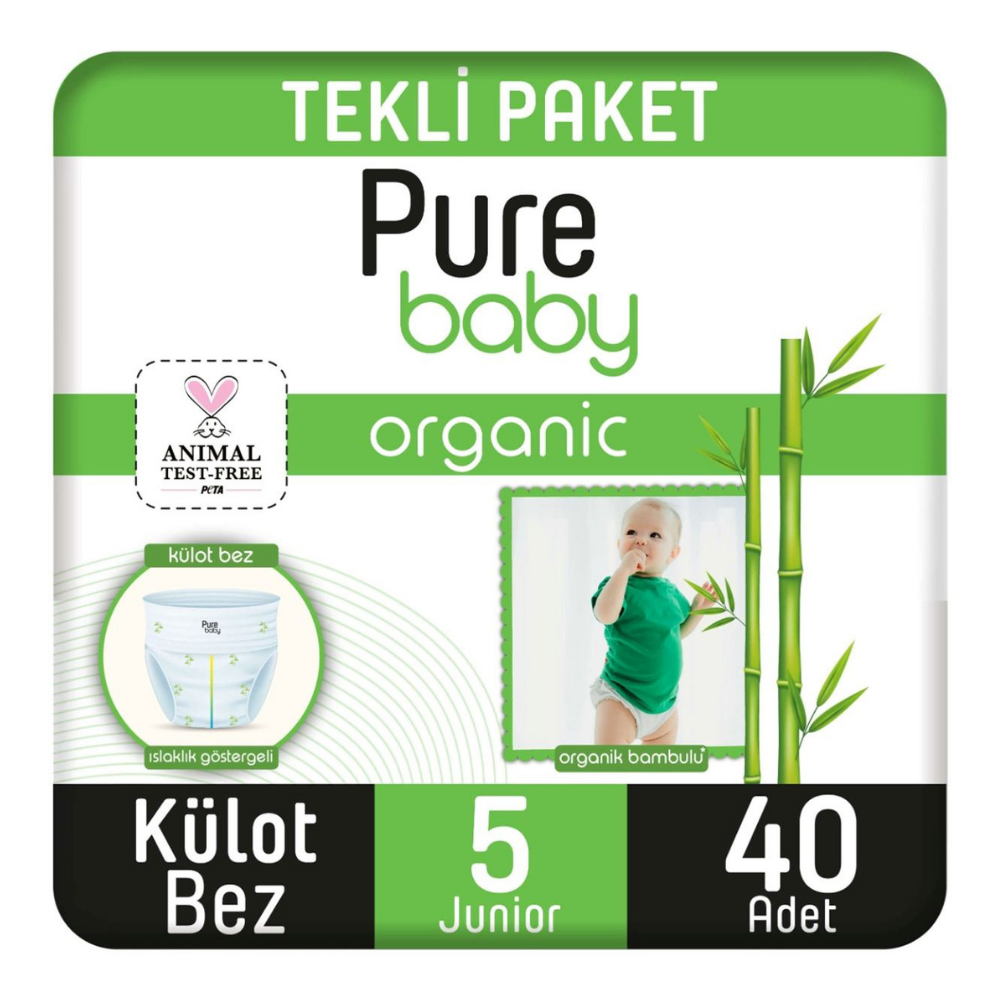 PURE BABY KÜLOT 11-20 KG 40 ADETKİLOT BEZPURE BABY28004730