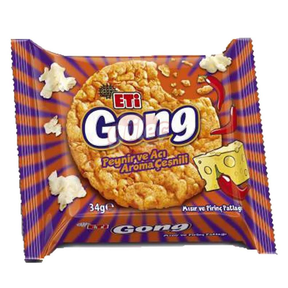 ETİ GONG PEYNİR VE ACI AROMA ÇEŞNİLİ 34GR