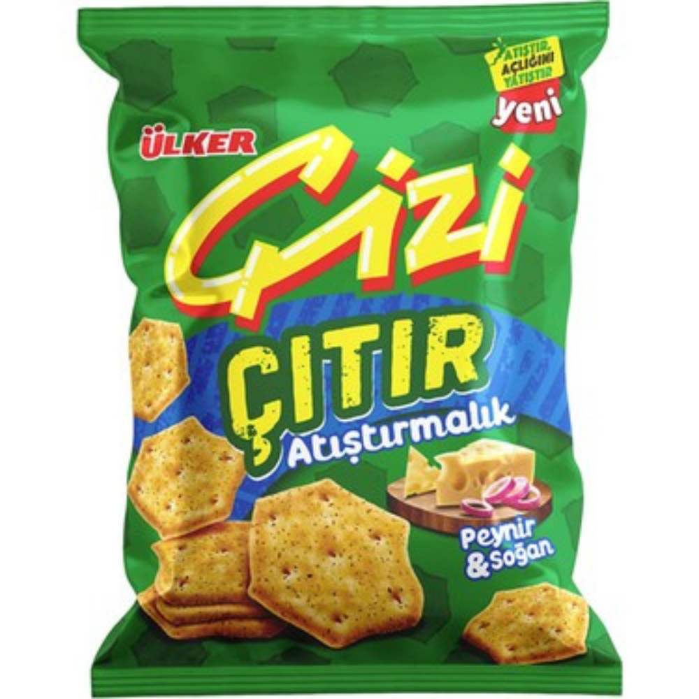 ÜLKER ÇİZİ ÇITIR PEYNİR&SOĞAN 40 GRKRAKERÜLKER0077206