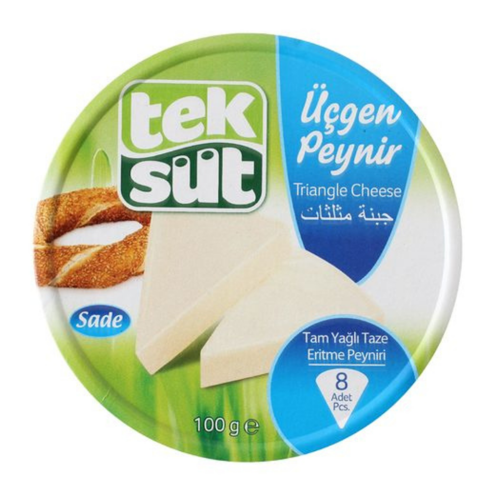 TEKSÜT ÜÇGEN PEYNİR 100 GRKREM PEYNİRTEK SÜTTEKSUT3