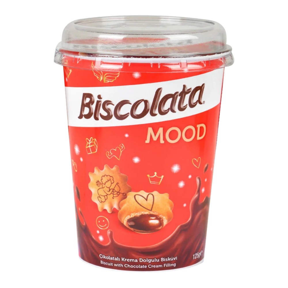 ŞÖLEN BİSKOLATA MOOD ÇİKOLATA KREMA DOLGULU BİSKÜVİ 125 GRKREMALI BİSKÜVİMarkasızMA.BIS.5705.21