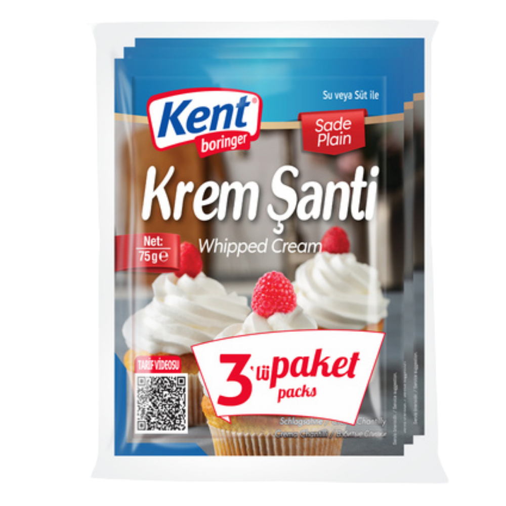 KENT BORİNGER KREM ŞANTİ 75 GR*3 LÜ *12*KREMŞANTİBORİNGERMYT00884