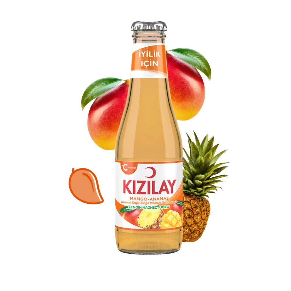 KIZILAY MANGO-ANANAS AROMALI 200 MLMADENSUYUKIZILAY000000000030000680
