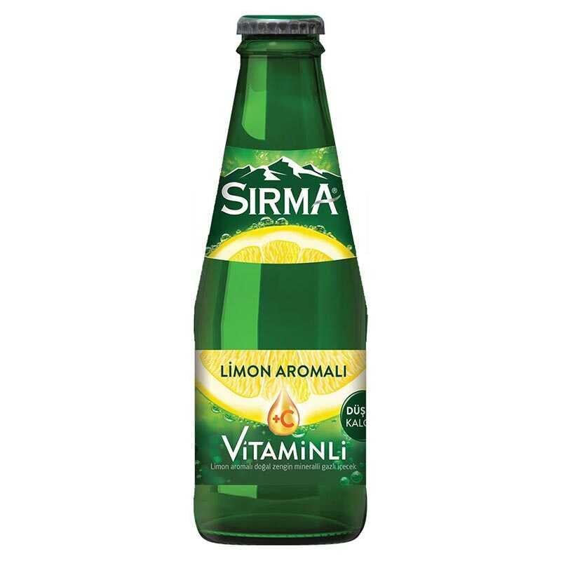 SIRMA MADEN SUYU LİMON VİTAMİNLİ CAM 200 MLMADENSUYUSIRMA3000833
