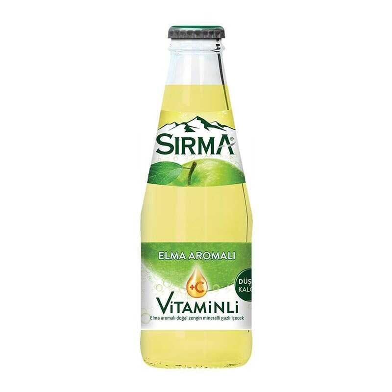 SIRMA MADEN SUYU ELMA VİTAMİNLİ CAM 200 MLMADENSUYUSIRMA3000834