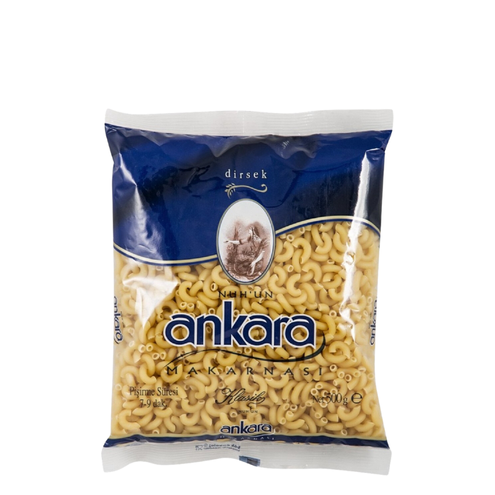 NUH‘UN ANKARA MAKARNASI DİRSEK 500 GR (KLASİK)MAKARNANUHUN ANKARA33195