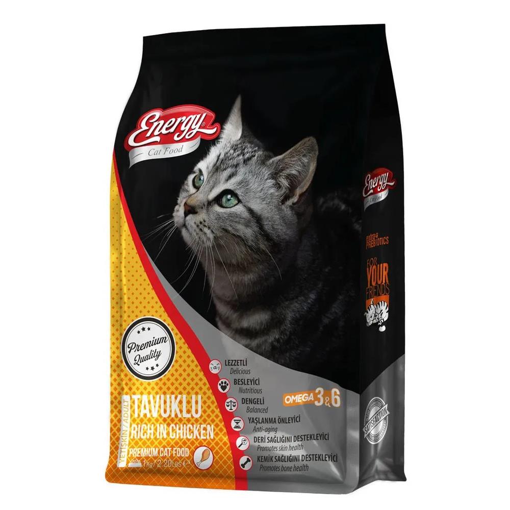 ENERGY 1KG YETİŞKİN KEDİ MAMASI TAVUKLUMAMAENERGY2957