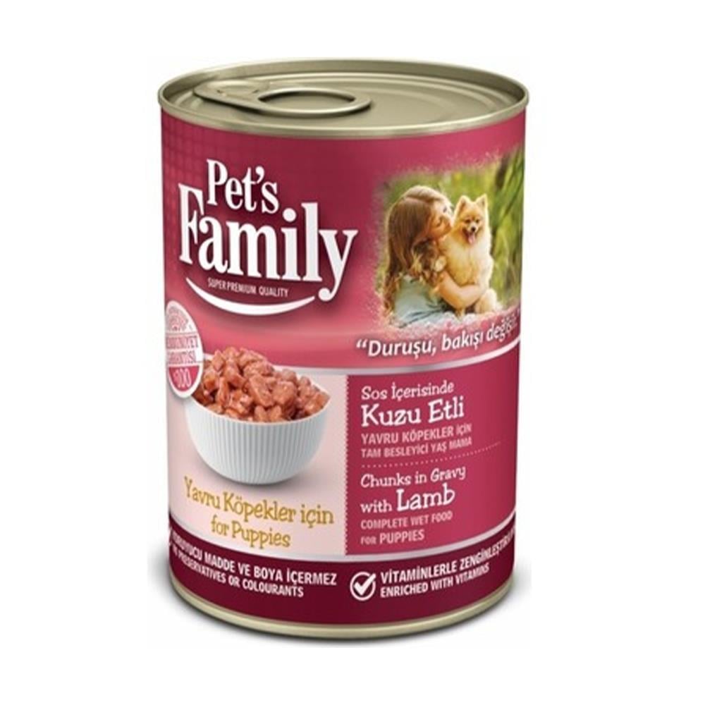 PET‘S FAMILY  YAVRU KÖPEKLER İÇİN KUZU ETLİ MAMA 400 GRMAMAPETS FAMİLİY310-004