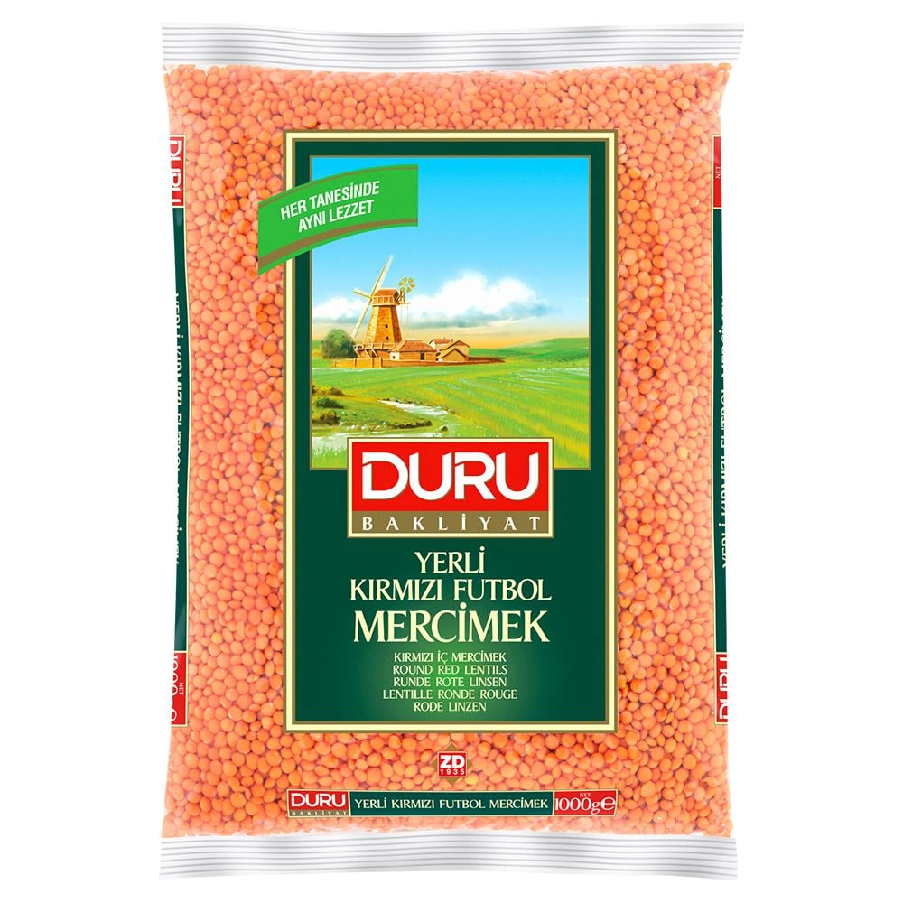 DURU KIRMIZI FUTBOL MERCİMEK 1000 GRMERCİMEKDURU15.00.00011