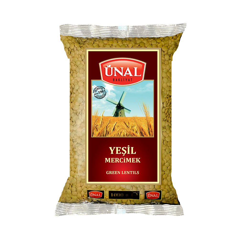 ÜNAL YEŞİL MERCİMEK 1 KGMERCİMEKÜNALYM1