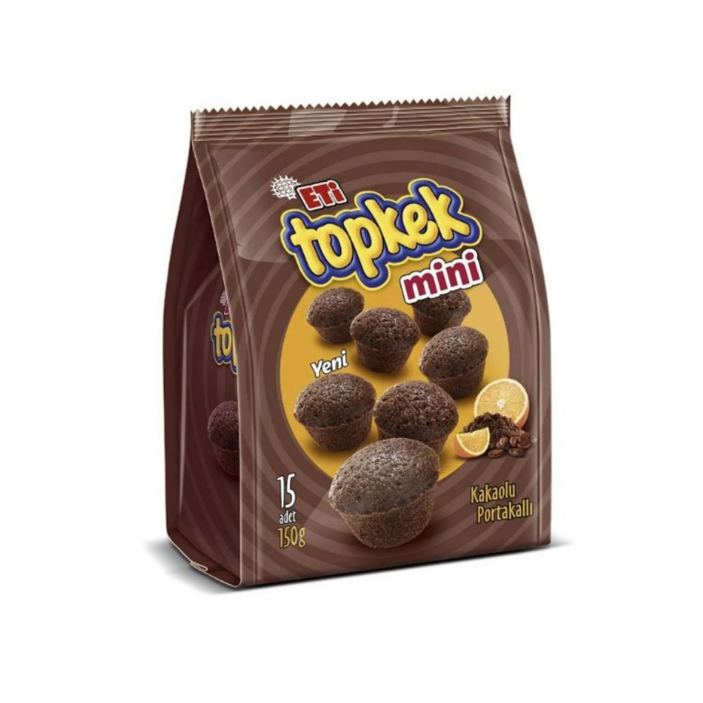 ETİ TOPKEK MİNİ KAKAOLU PORTAKALLI 150 GMİNİ KEKETİ1628300