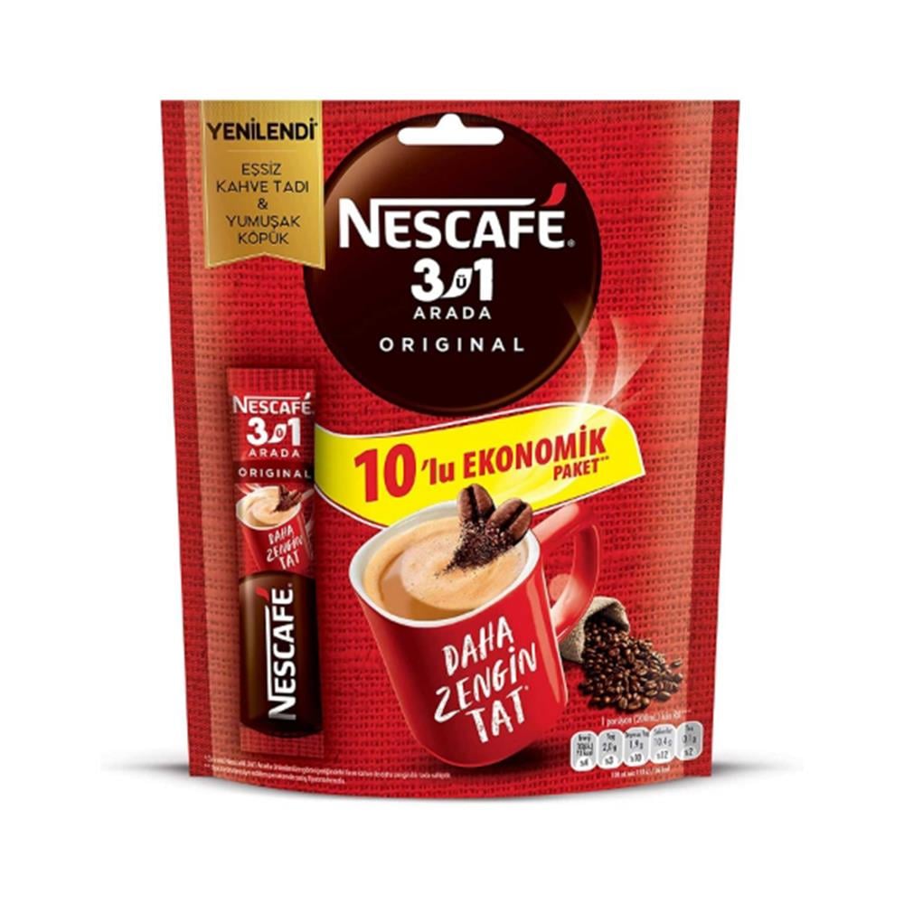 NESCAFE 3'Ü 1 ARADA ORİGİNAL 10'LU EKO PAKETNESCAFENESCAFE9071