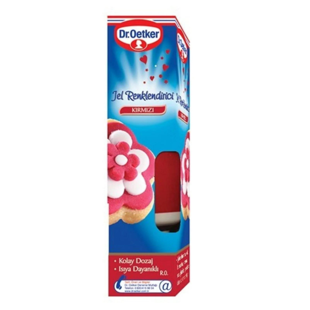 DR.OETKER JEL RENKLENDİRİCİ KIRMIZI 10 GRPASTA YARDIMCILARIDR.OETKER109422