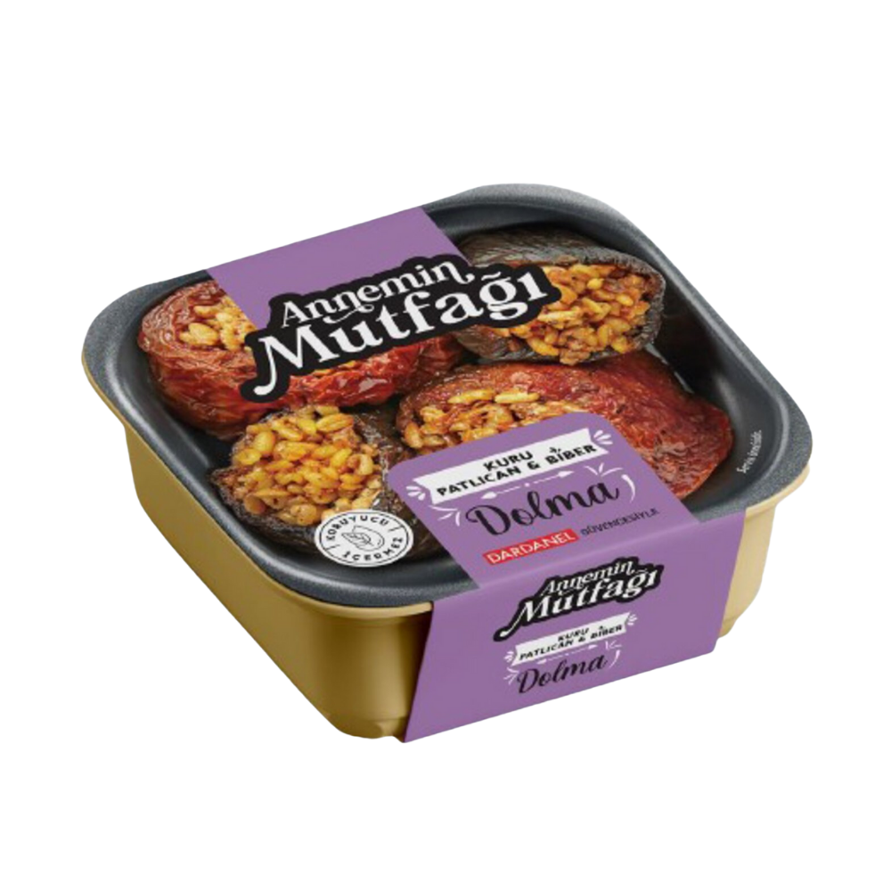 ANNEMİN MUTFAĞI PATLICAN&BİBER DOLMA 200 GRPRATİK YEMEKANNEMİNH.YEMEK.001