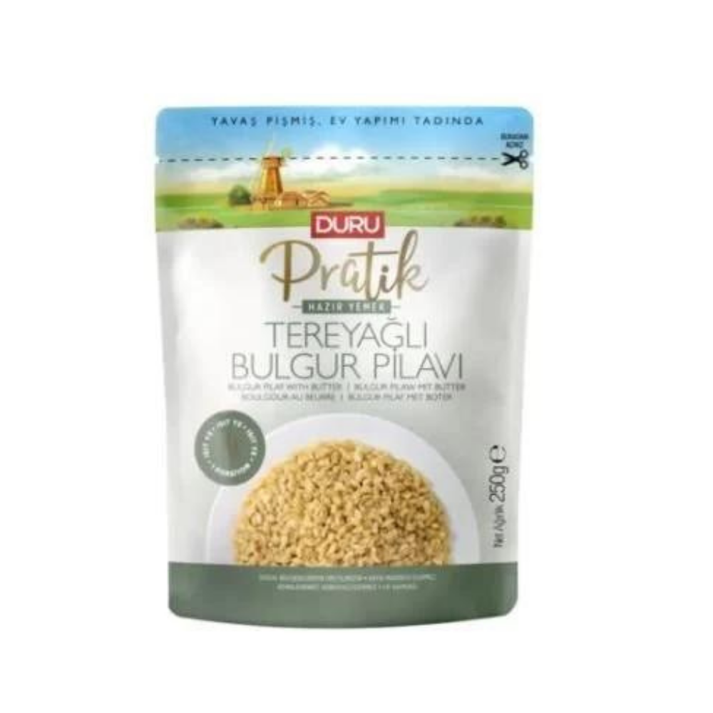 DURU PRATİK TERAYAGLI BULGUR PİLAVI 250 GRPRATİK YEMEKDURU856-8
