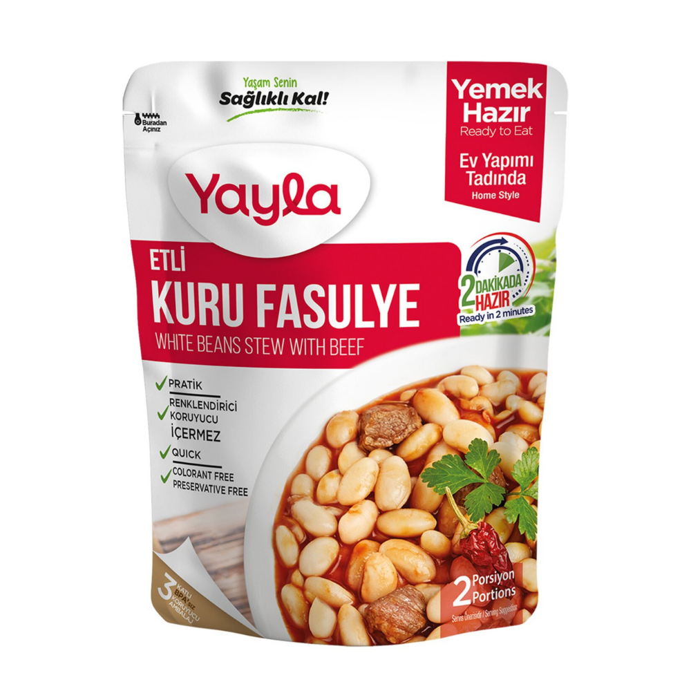 YAYLA ETLİ KURU FASULYE 250 GRPRATİK YEMEKYAYLA1 692 65