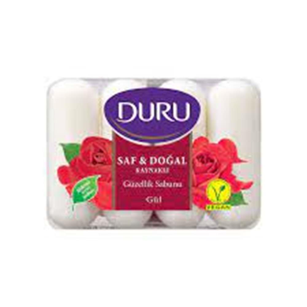 DURU SAF VE DOĞAL GÜLLÜ EKO 70 GR X 4SABUNDURU513636