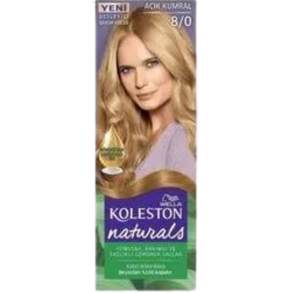 KOLESTON NATURALS 8/0 AÇIK KUMRAL KREM BOYASAÇ BOYASIKOLESTONS3616300100295